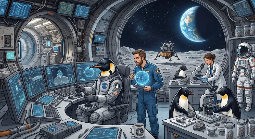 The team behind Astro Stardrive